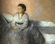 Edgar Degas Madame Rene de Gas Spain oil painting artist